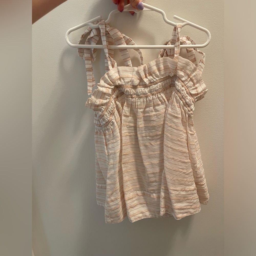 Express tie strap top
